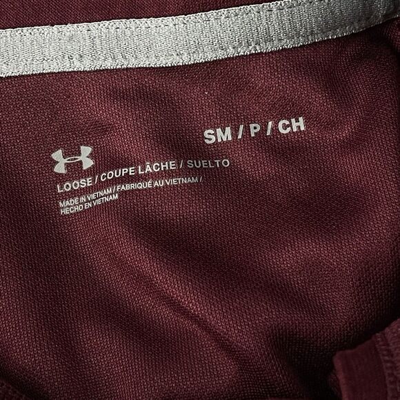 Under Armour Small Loose Fit Pullover Jacket Long Sleeve Thumbholes Snaps Womens - Picture 8 of 8